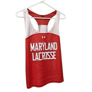 University Of Maryland Lacrosse Women’s Size Large Reversible Mesh Jersey